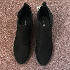 MaxMara Chic Black Ankle Booties